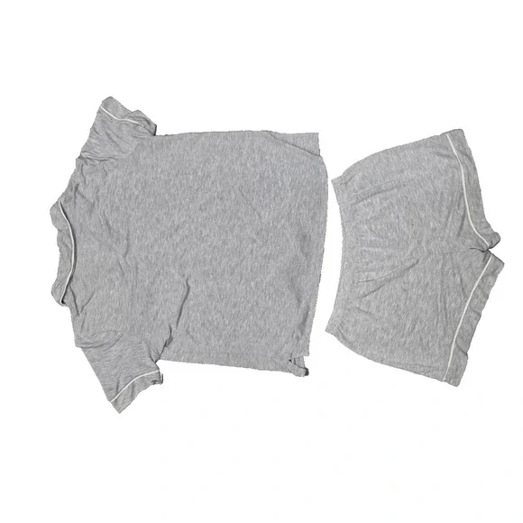 Auden Women's Cloud Knit Pajama Set Gray Medium A003789 - Picture 11 of 12